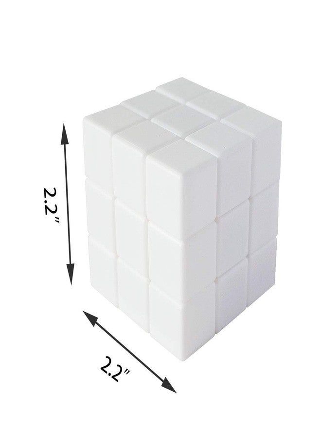 FOIBURELY 3x3 Blank Magic Cube 3x3x3 White Cube Puzzles Toys DIY - Image 4